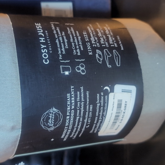 King Gap Duvet with two sets of king Cozy House sheets NWT - Picture 6 of 7